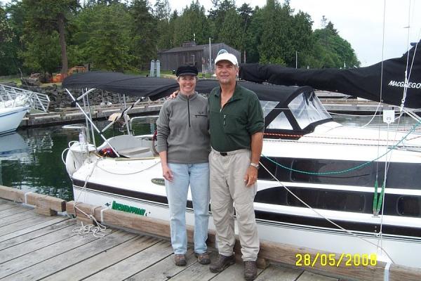 The Skipper and Captian on Blake Island state park May 2008 Pudget Sound south west of Seattle in the south Salish Sea