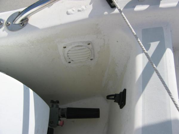 This is the power vent cover for the laz, along with the power outlet for the autopilot (Raymarine ST2000)