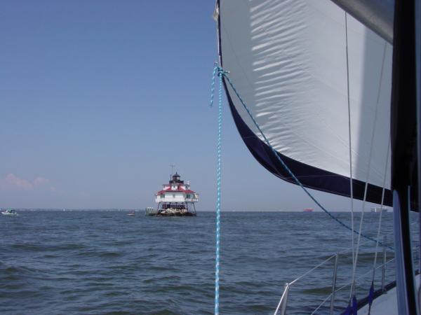 Thomas Point Light on the Chesapeake.