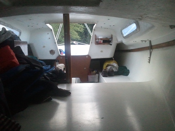 tight quarters but way better than a tent...