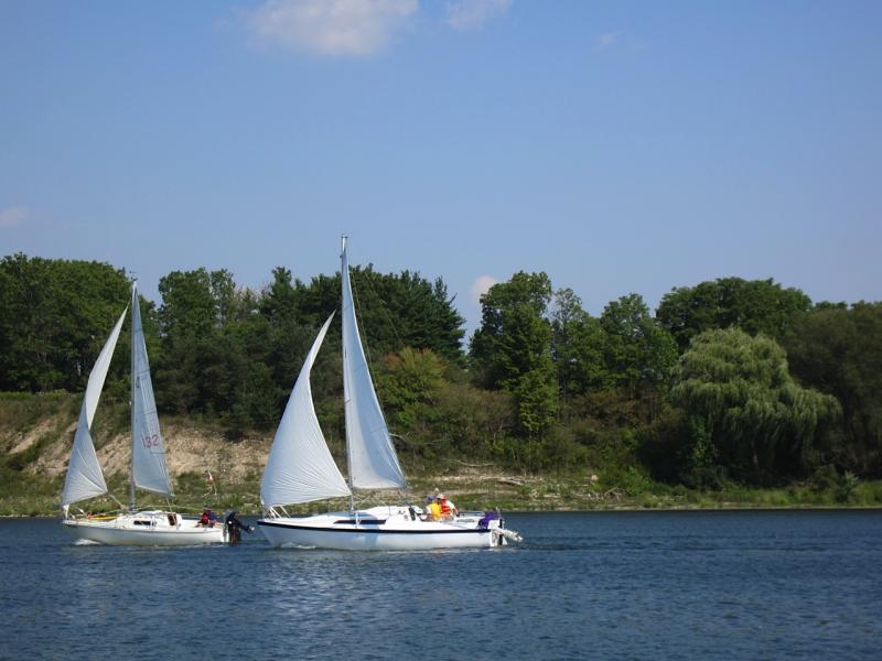 Topiary at Fanshawe Yacht Club. 2012 Racing