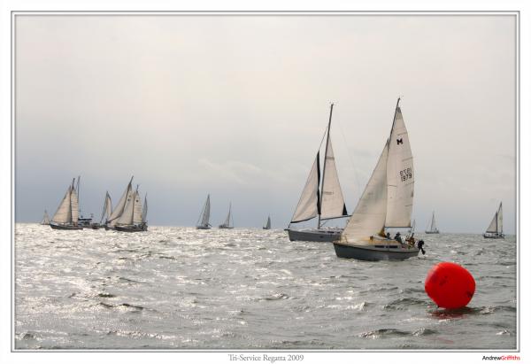 Tri-Service Regatta Start 2009