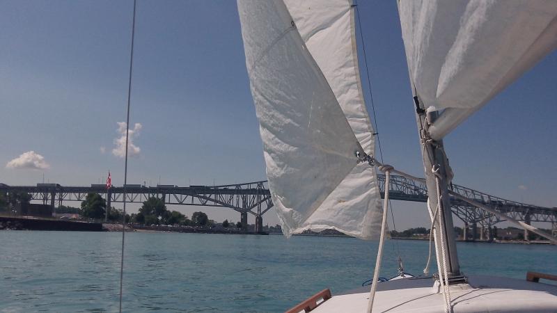 Under the Blue Water Bridge Port Huron