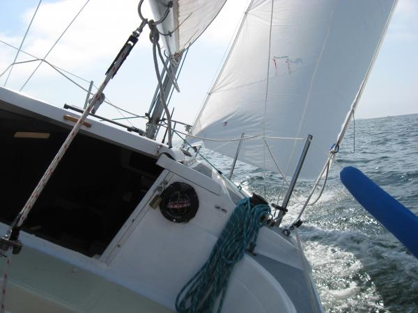 Underway in Casco Bay, Maine