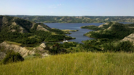 Up the Little Missouri River - - Lake Sakakawea, ND
