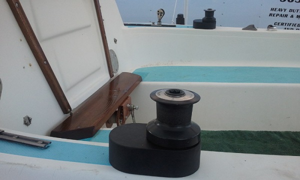 upgraded fairing blocks for winches, starboard material