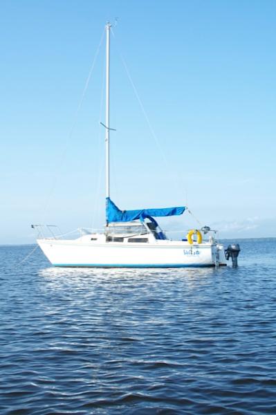 veliste at anchor