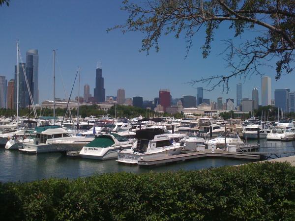 View from BPYC patio.  August 2010