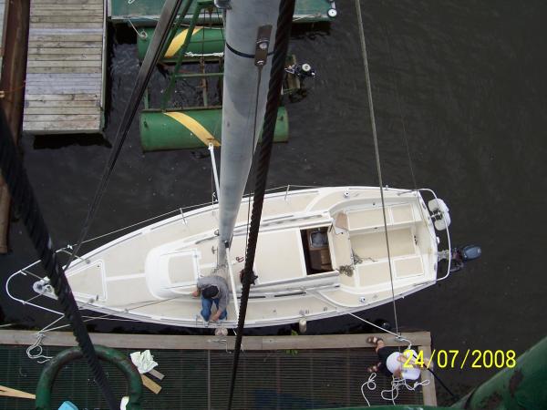 View from the mast head.