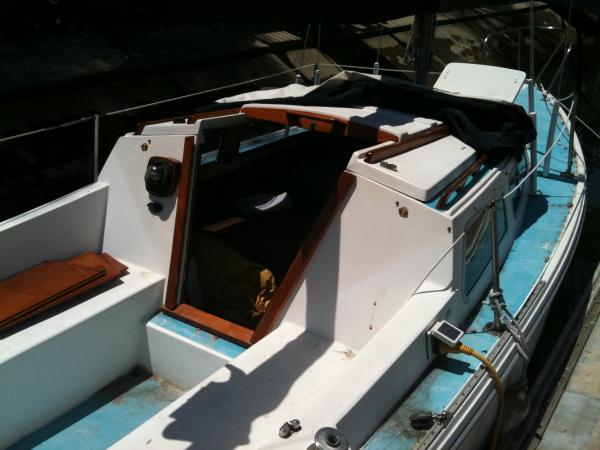 view from the stern