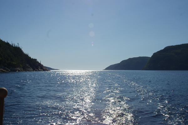 Vue du fjord du Saguenay
The last part, Saguenay river up stream.