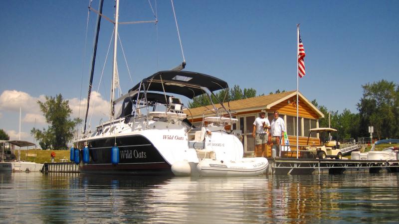 Water view of Wild Oats at the Marina Store