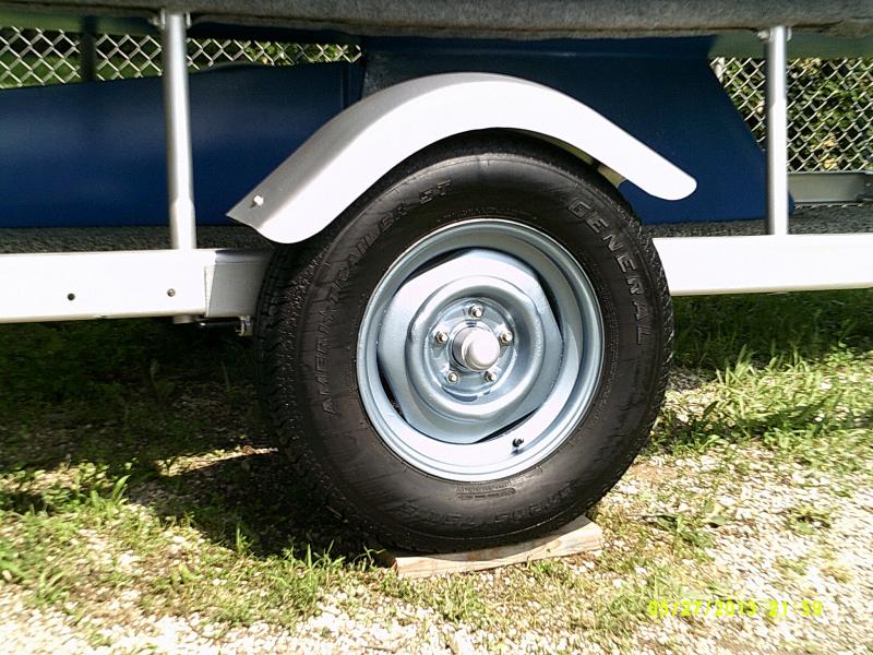 wheel assembly completed. New tires, bearings, rim painted.