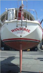 Winsome from the stern during the purchasing survey