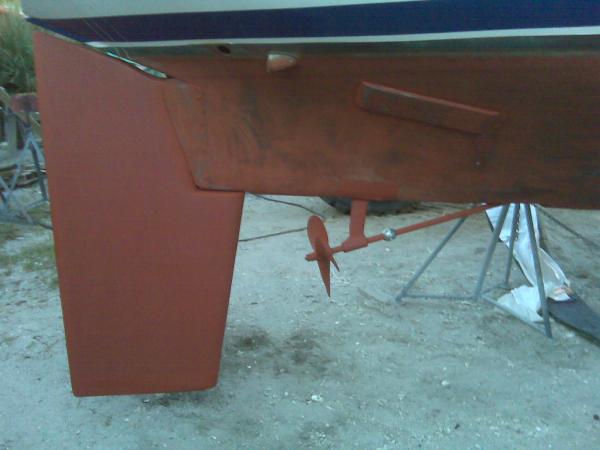 with new bottom paint