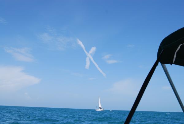 X marks the spot? Off Manasota Key.