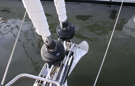 forestay on a sailboat