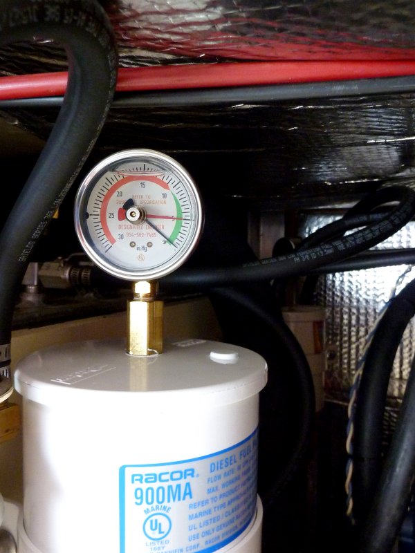  Vacuum  gauge  for Racor fuel  filter  Sailboat Owners Forums